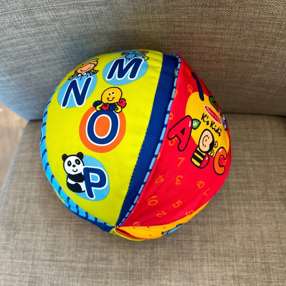 Melissa & Doug 2-1 Talking Ball Colorful Number Ball